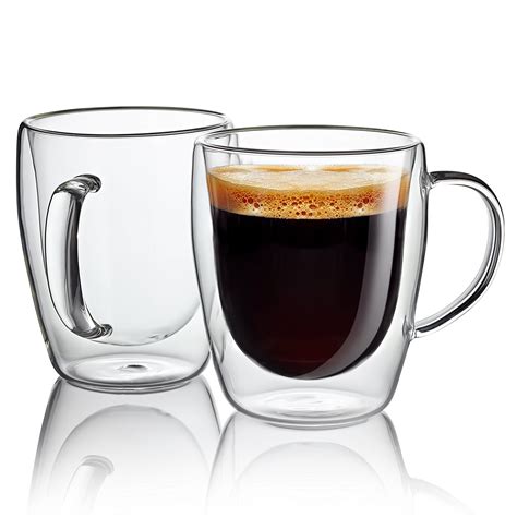 COFFEE MUG IN GLASS .